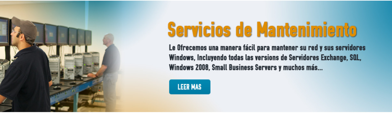 Servicios de Mantenimiento de Redes Informáticas